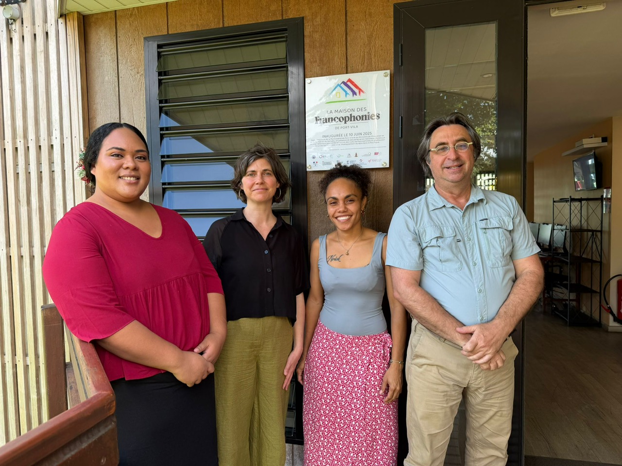 L’OFDIG rencontre l’équipe de la Maison des francophonies au Vanuatu